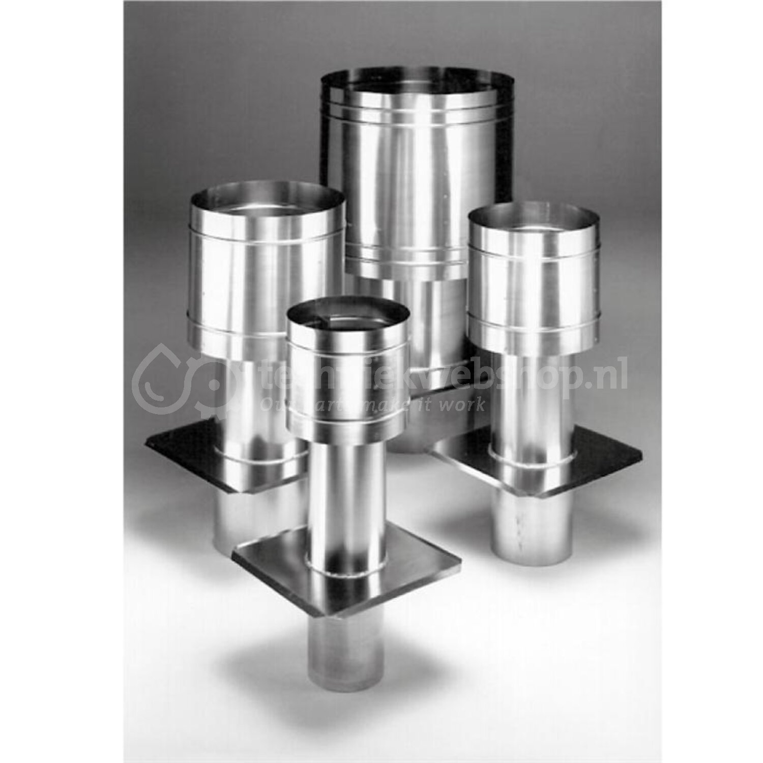 Jetair - Kap / AJETK aluminium Ø 250mm., verkoop per: 1 x 1 stuk ...