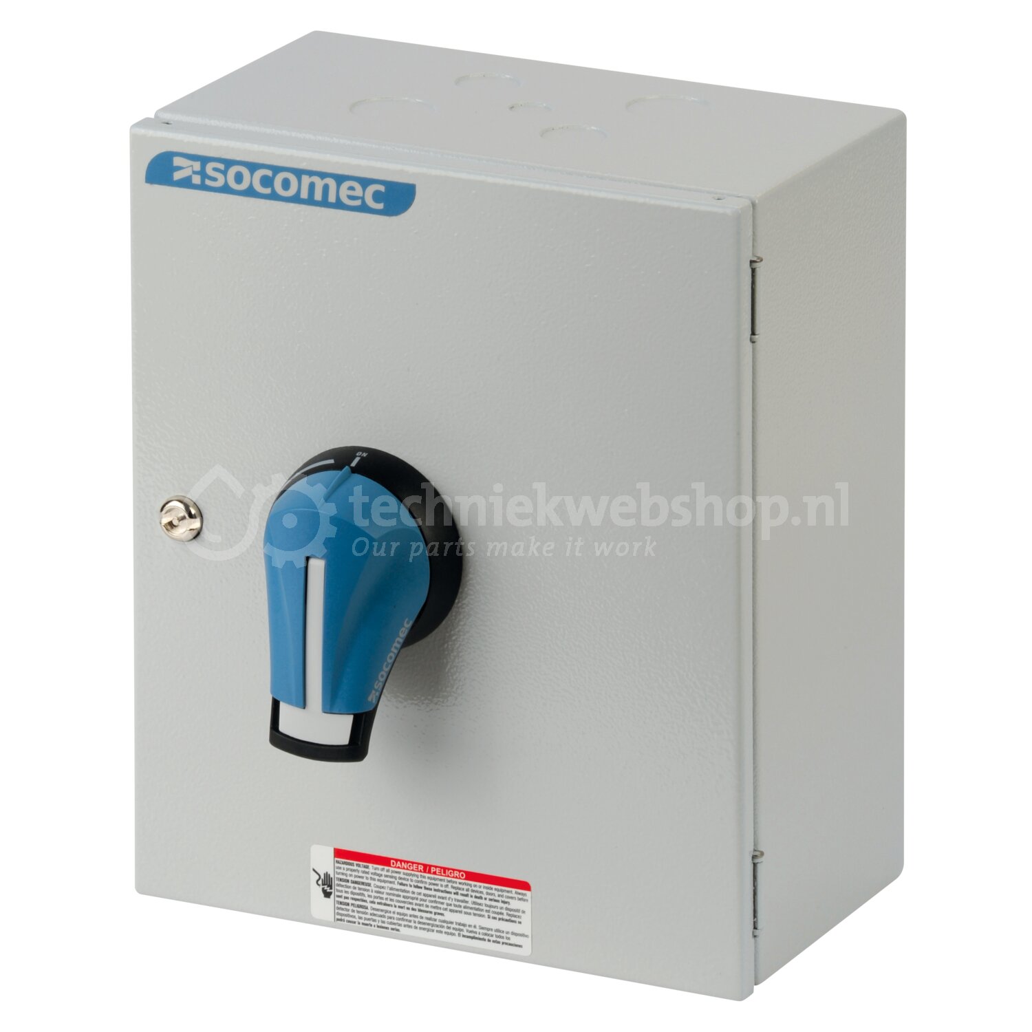 Socomec ENCLOSED SWITCH - ENCLOSED FCS / STALEN KAST FCS 3PN 100A IP65 ...