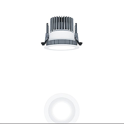 Zumtobel PANOS R - PANOS EVO R100L 11W LED830 WH WH / LED-armatuur voor ...