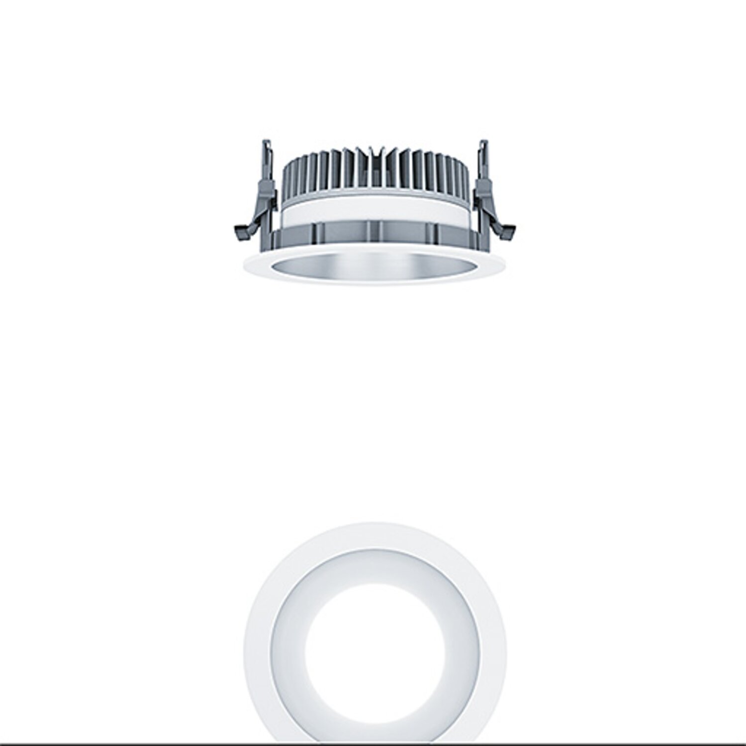 Zumtobel Group PANOS R - PANOS EVO R150L 15W 840 LDO SM WH / LED ...