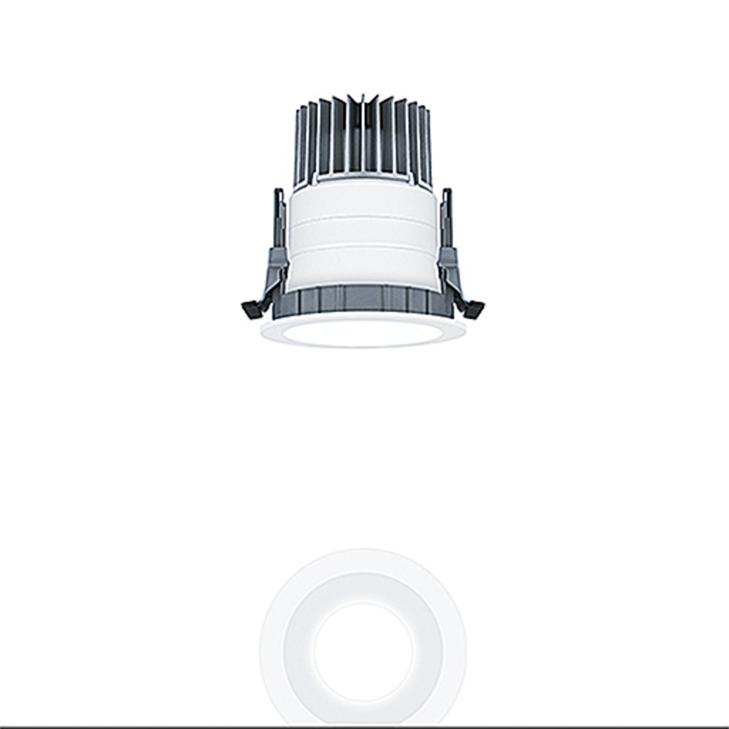 Zumtobel PANOS R - PANOS EVO R100H 11W LED840 WH WH / LED-armatuur voor ...