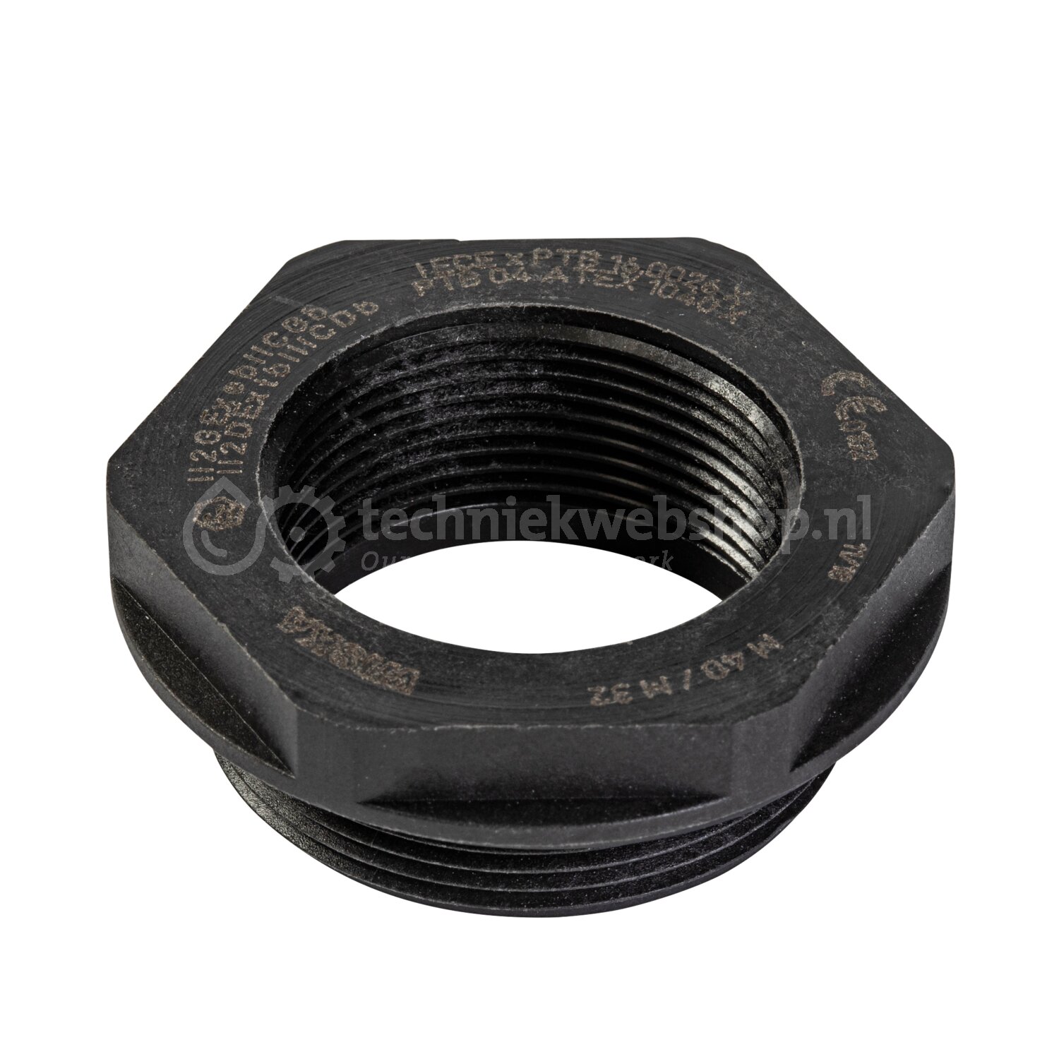 5X 4840-BM4 Mutter M40 Polyamid 50mm grau Steigung: 1,5 BM GROUP