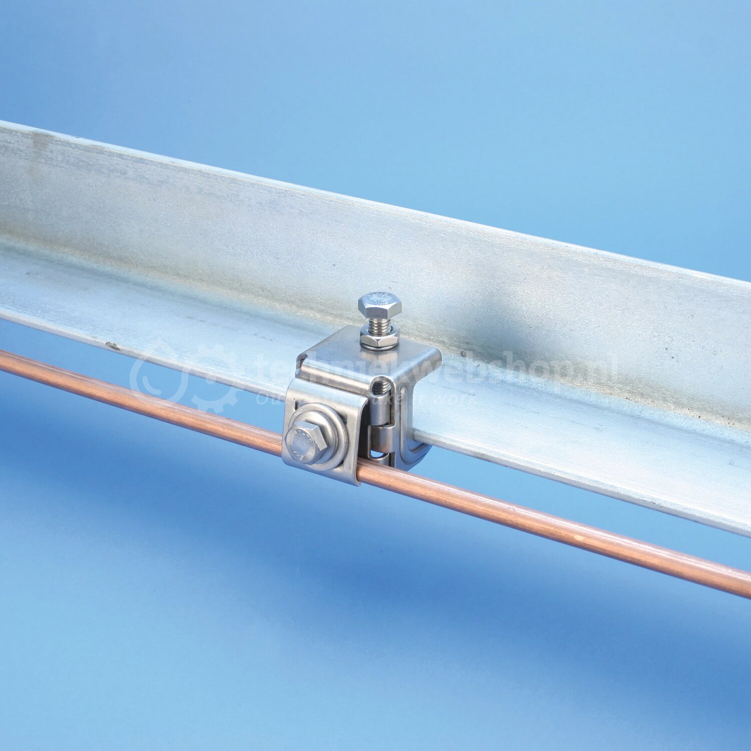 NVent ERICO Beam Clamp for Solid Round Conductor, CBSC13, verkoop per ...