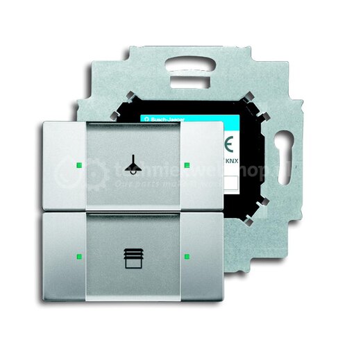 ABB Busch-Jaeger KNX, Pure stainless steel - 6126/01-866 / KNX sensor ...