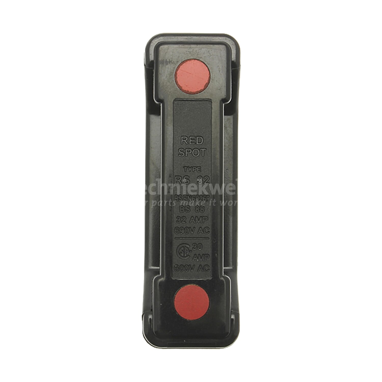 Eaton Bussmann Low Voltage BS-Fusegear - 32A RED SPOT FRONT CONNECTED ...