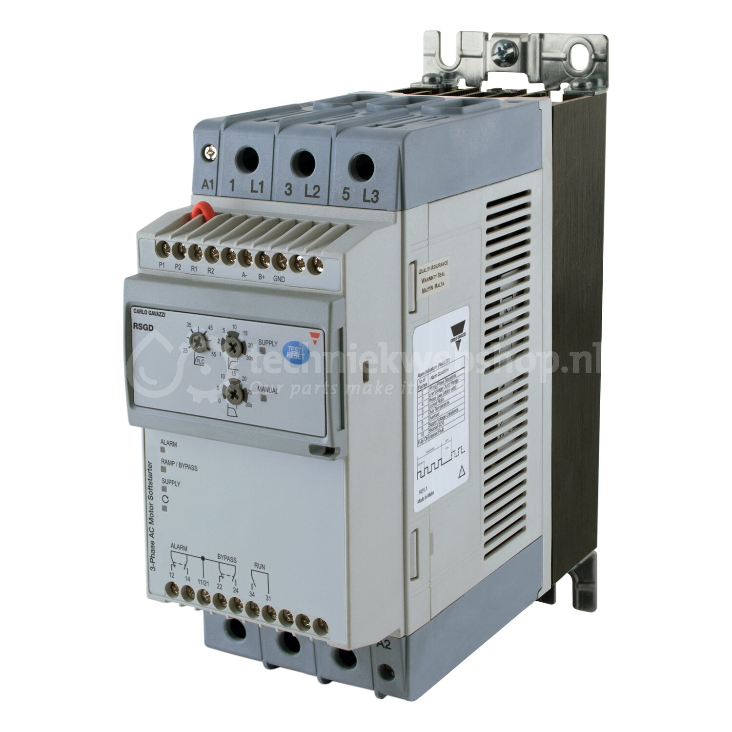 Carlo Gavazzi RSGD - CG SOFT-STARTER 3-FASE ALGEMEEN / CG SOFT-STARTER ...