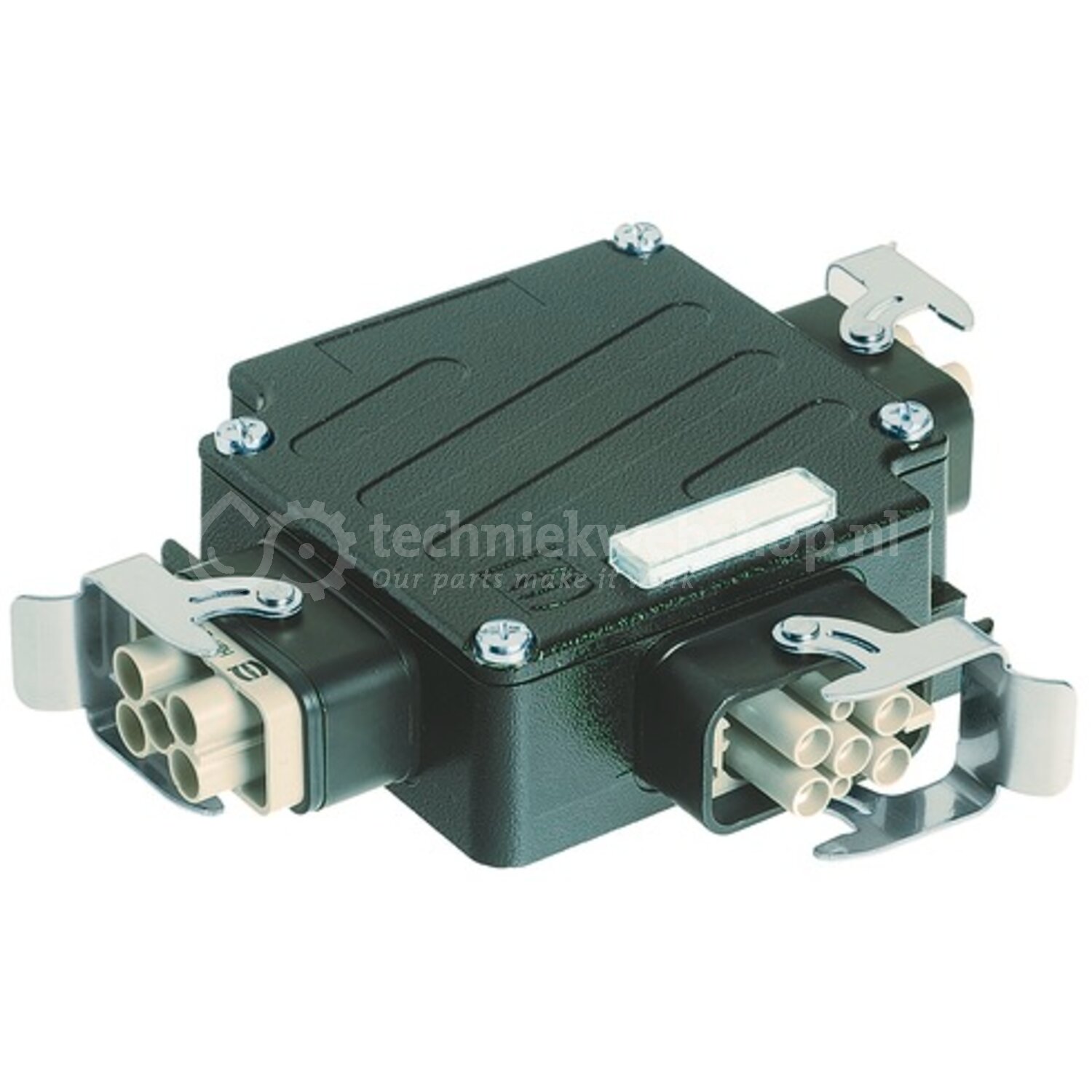 Harting Han-Power T Metall Han Q 4/2 / Energy distributor, With 3x Han ...