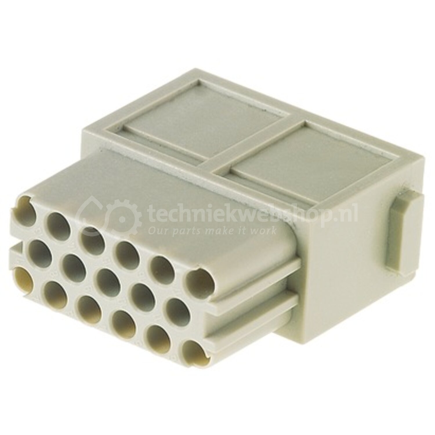 Harting Han DDD module, crimp female / Han® DDD module, Single module ...