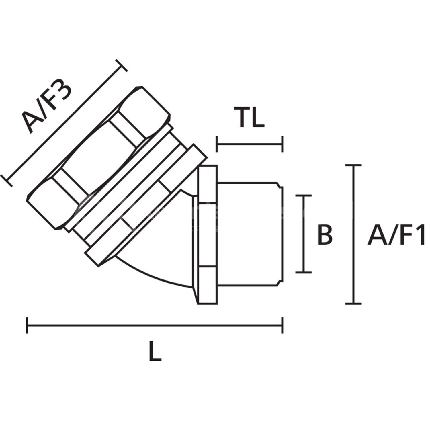 HellermannTyton HelaGuard - LTS25-45FMC-M25-NPB/PA6-ML (10) / Metalen ...