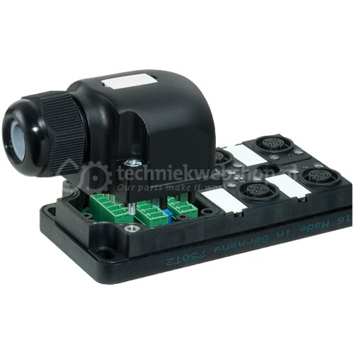 Murrelektronik M12 distribution boxes - MVP12 4 way set cap with cable ...