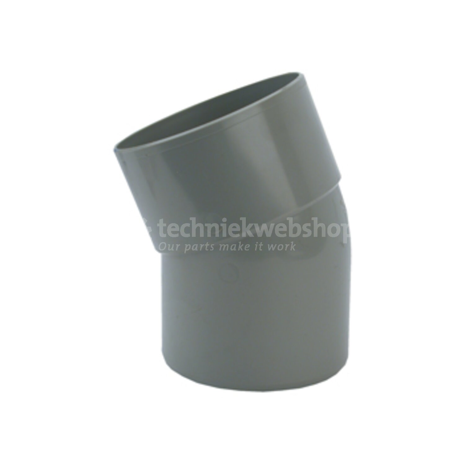 Wavin Nederland PVC L-Bocht 22° GR 110 M/S, verkoop per: 1 x 1 stuk ...