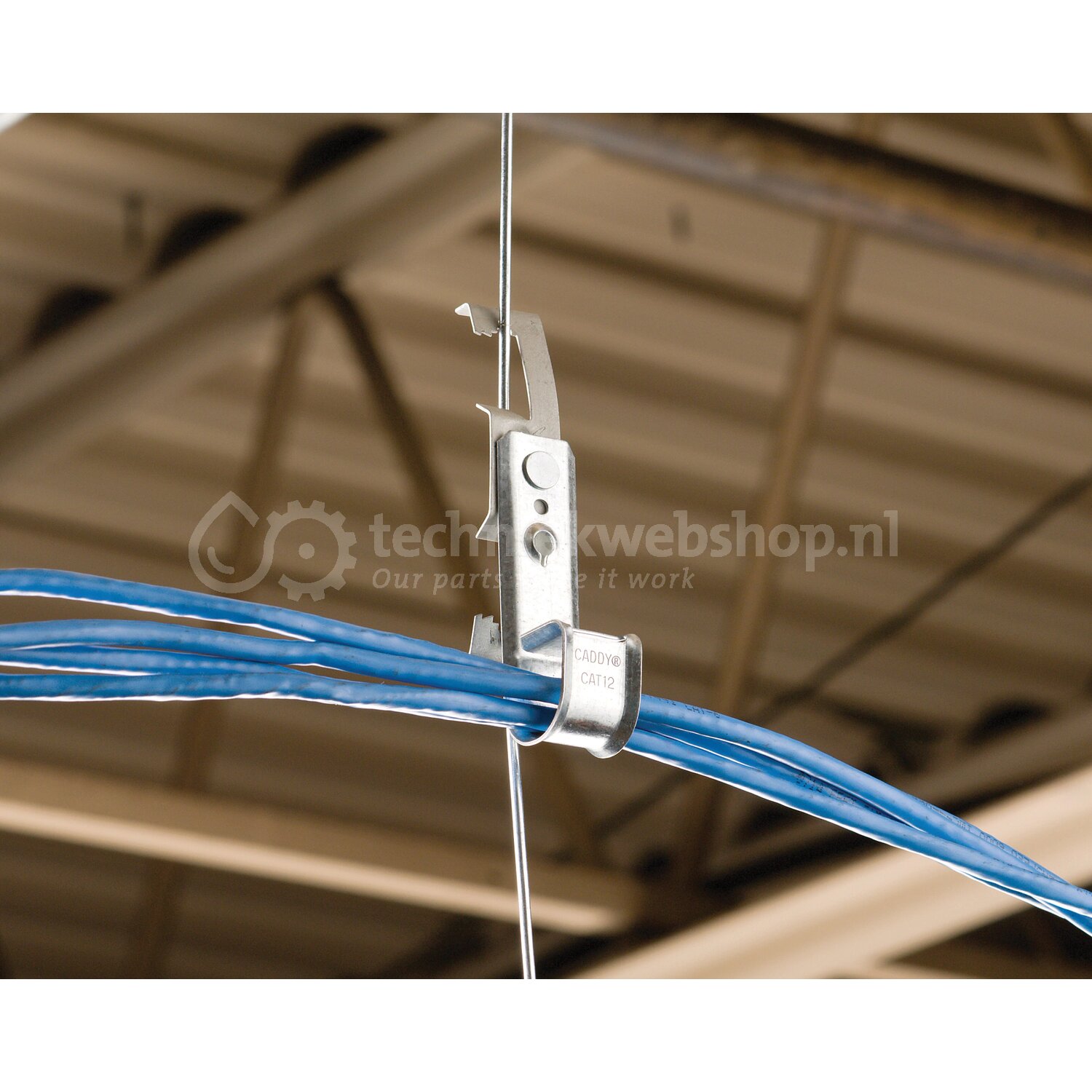 NVent CADDY Stang/Kabel - 4Z34 / Multi-Functionele clip, M4, M10 aansl ...