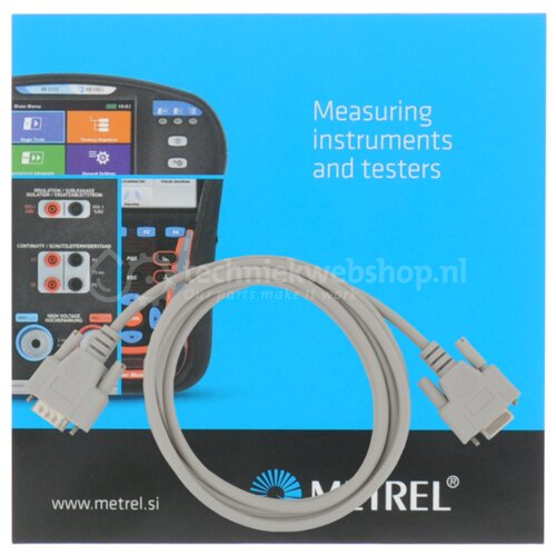 Metrel Software - TeraLink software, incl RS232 kabel / TERALink t.b.v ...