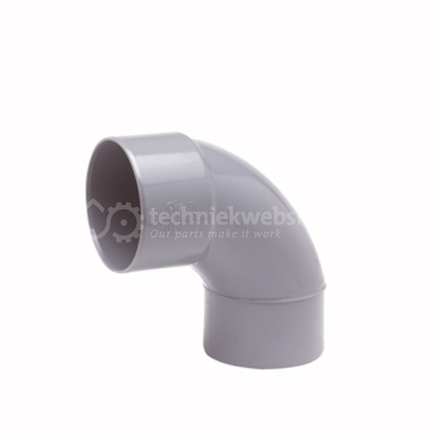 Wavin Nederland Wadal PVC L-Bocht 88° GR 110 M/S, verkoop per: 1 x 1 ...