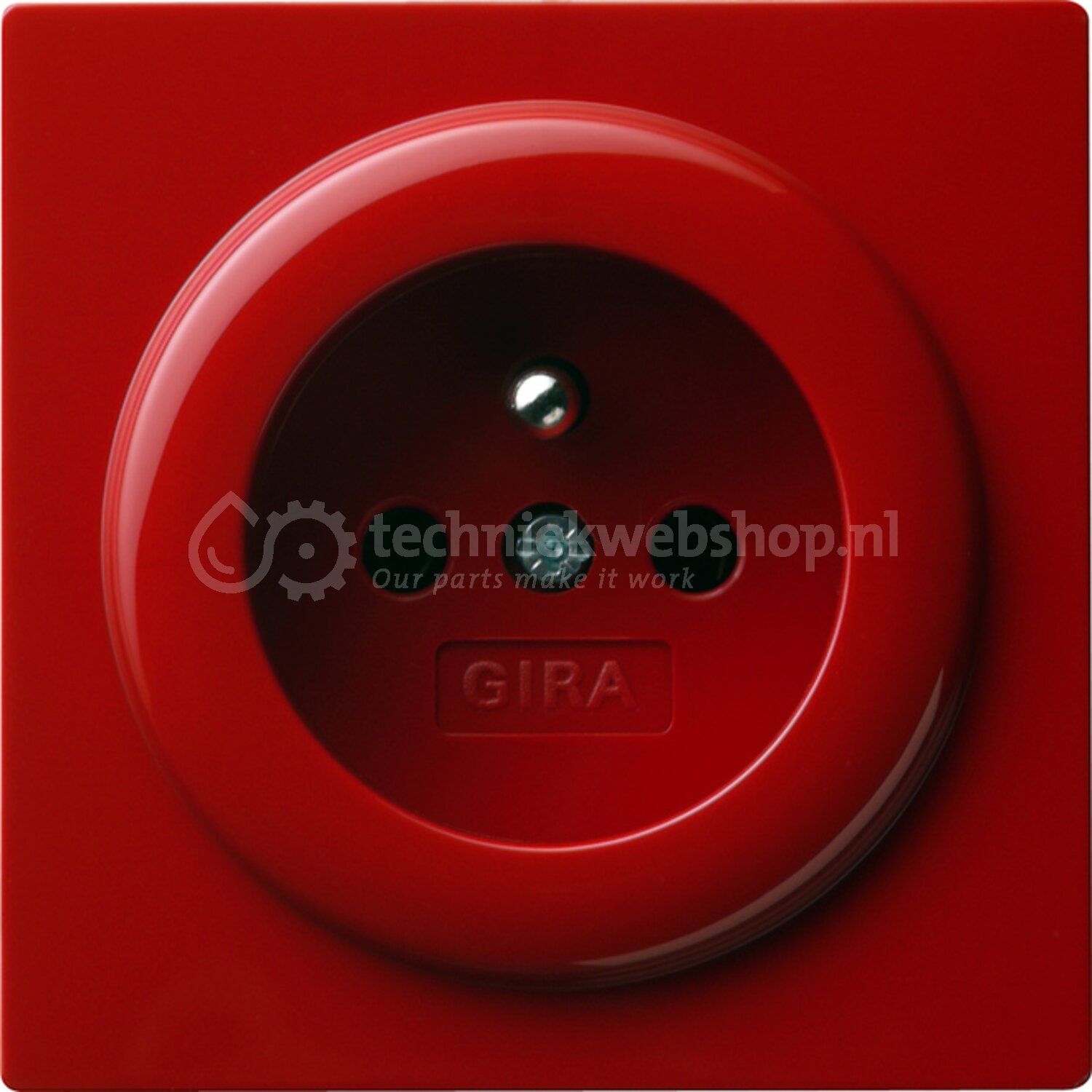 Gira 048443 / WCD aardpen S-Color rood, verkoop per: 1 x 1 stuk ...