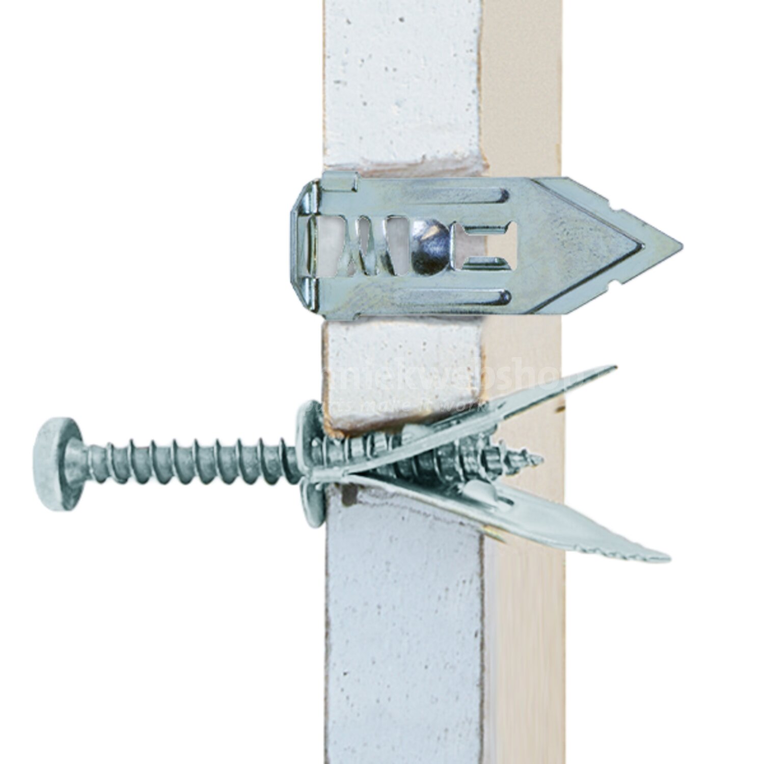 JMV Inslagpluggen - HW / Inslagplug gipsplaat 6,5-13mm uittrekwaarde 12 ...