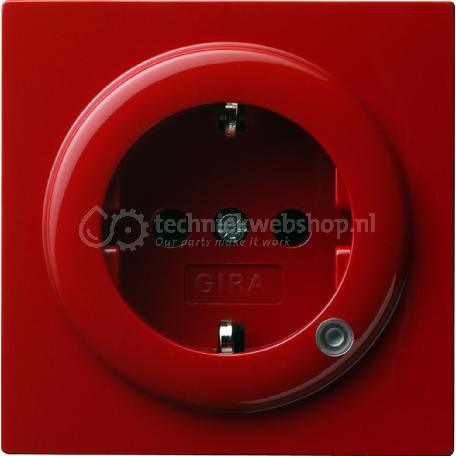 Gira S-Color - RNV_NA / WCD/RA ctrl.l. rood, Verkoop per: 1 x 1 stuk ...