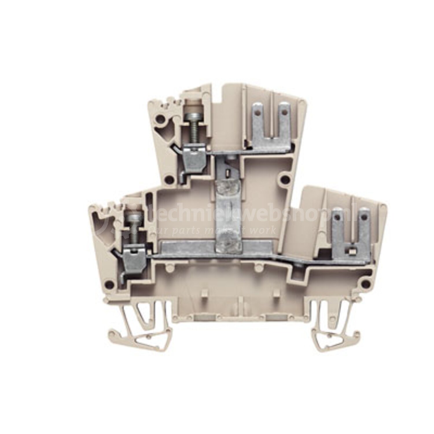 Lot De 100 Bornes De Connexion Weidmüller WDK 2.5 - Double étage, 2.5 Mm², Connexion Vissée, Neuf