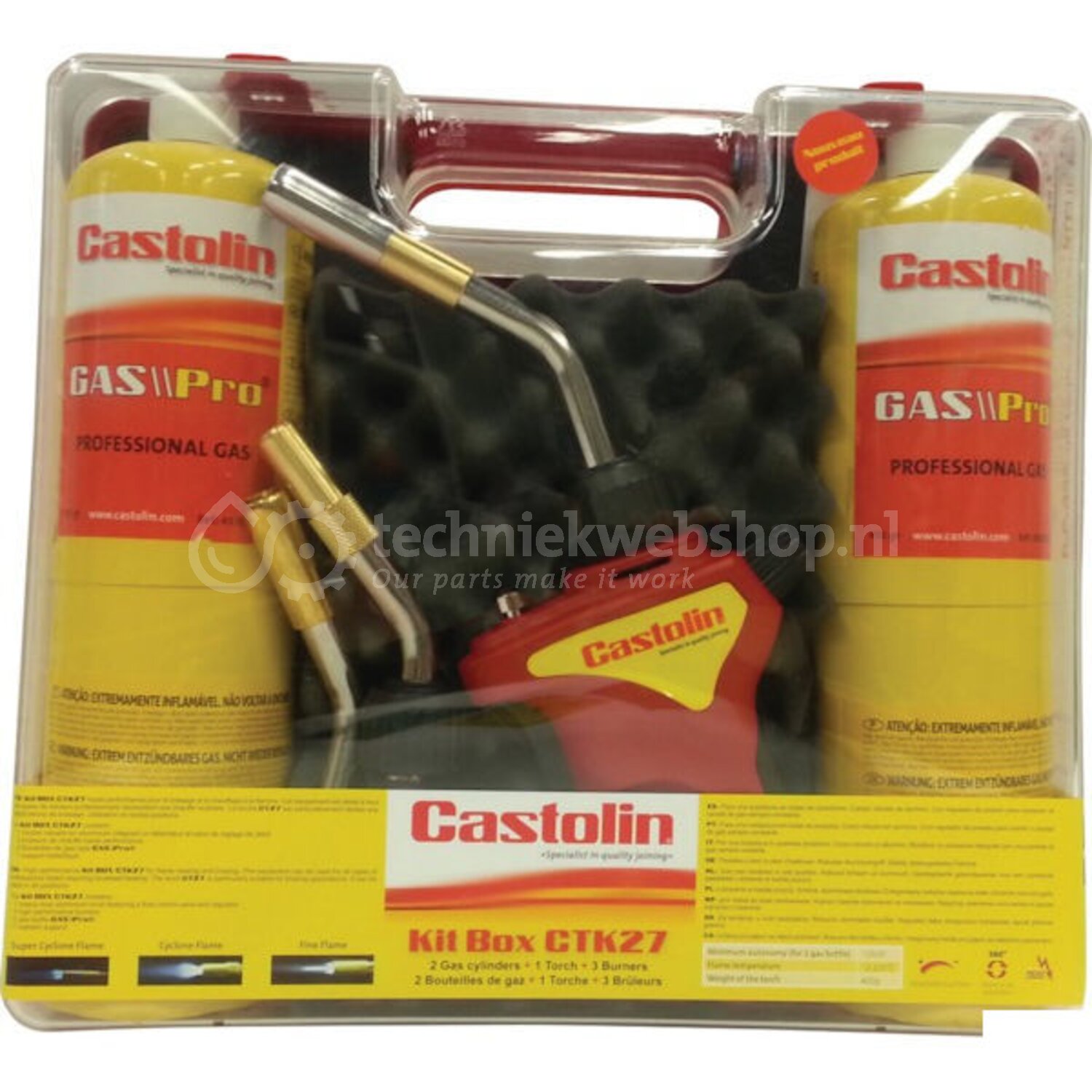 Castolin Gasbranderkit CTK27 - 757780CAS - 3509350012079 in Gereedschap ...