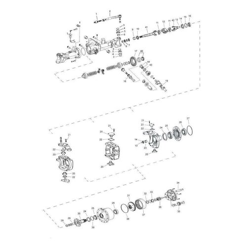 Kruisstuk dubbel cpl. ZF - 0501205427 - Techniekwebshop.nl