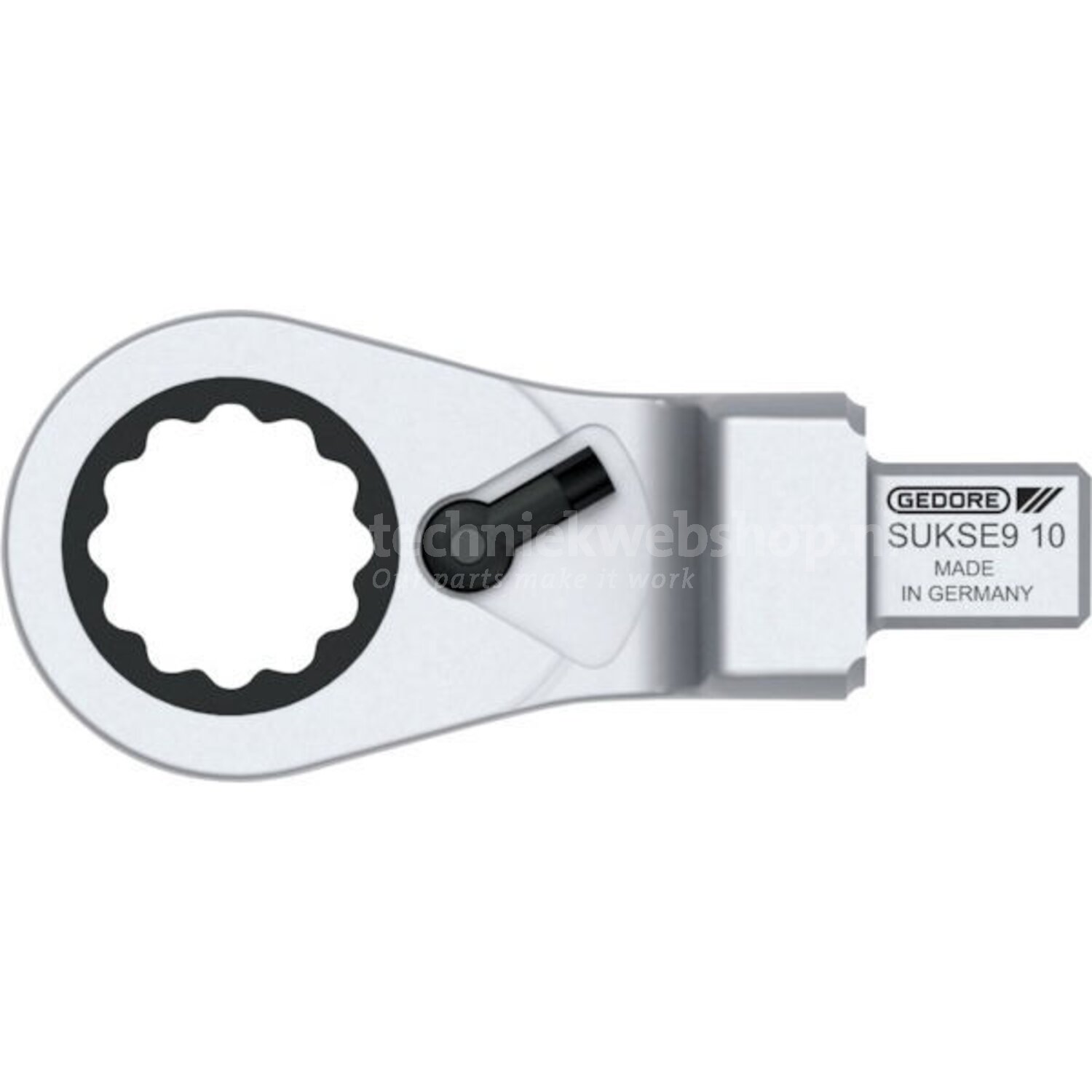 Gedore Insteekbare ratel-spanner 10mm - DPSUKSE910 - Techniekwebshop.nl