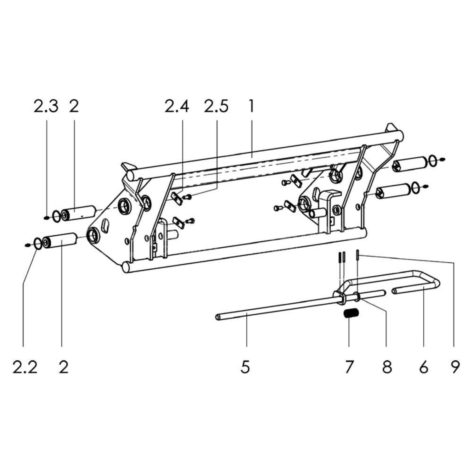 Stoll Frame - 3452280 in Voertuig / Voorlader / Stoll Frontlader ...