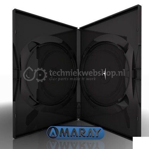 Amaray DVD box in Kantoor / Opbergen / Doosjes - Techniekwebshop.nl