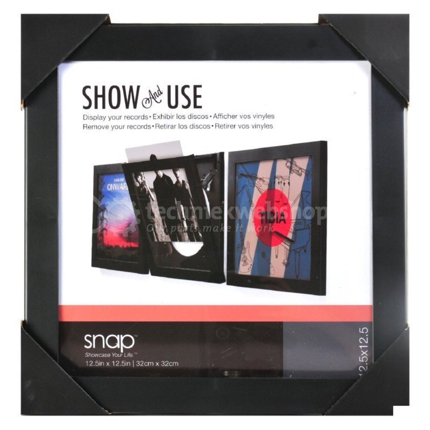 Play & display / Snap, Show And Use, Een wissellijst voor je platen ...