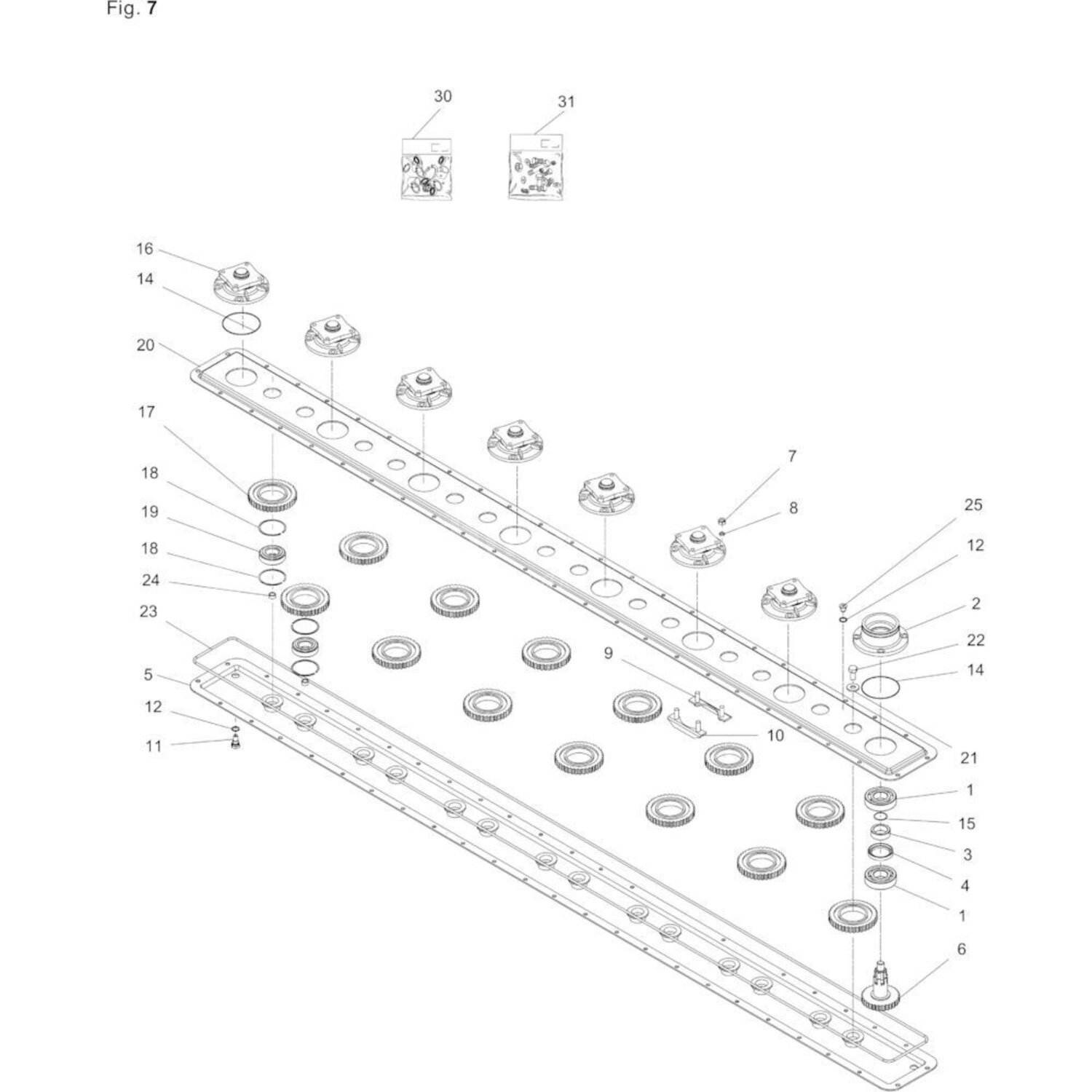 07 Maaibalk passend voor Kongskilde GX 3205 in Landbouw / Grasland ...