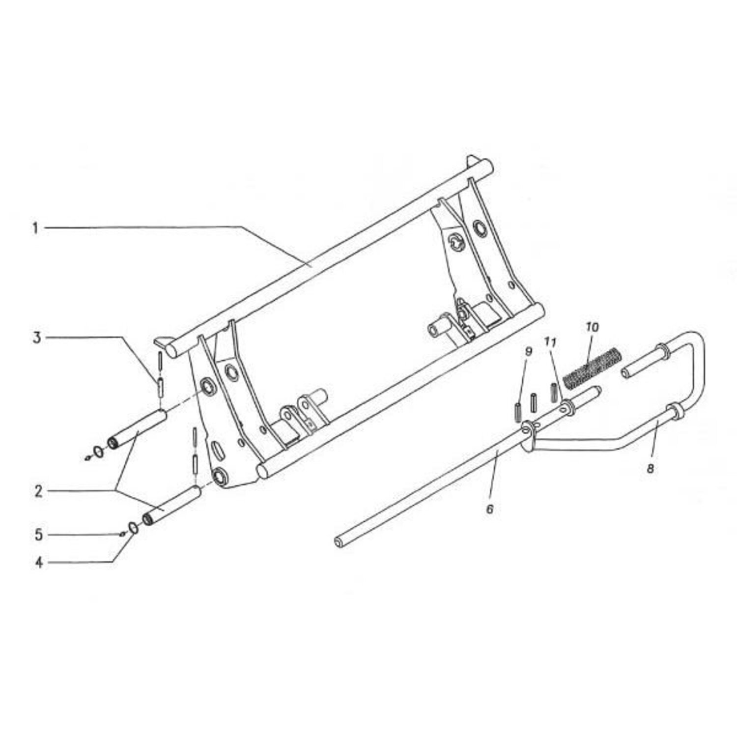 Snelwisselframe passend voor Stoll Robust-F 31 / 36 / 51 HE / HD / HDP ...