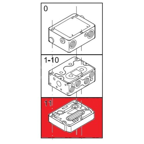 Eindplaat PVS / PVSI in Hydrauliek / Stuurschuiven, ventielen & in-line ...