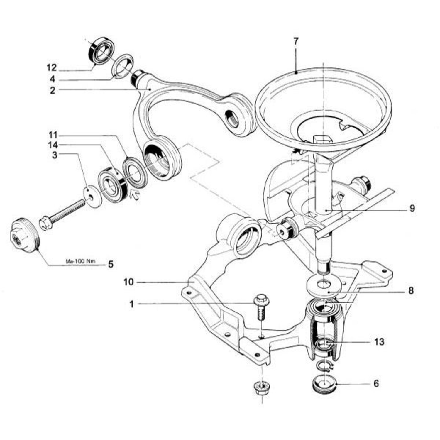 Strooi-unit frame serie 22107 passend voor Vicon PS 02 / 03 / 04 in ...