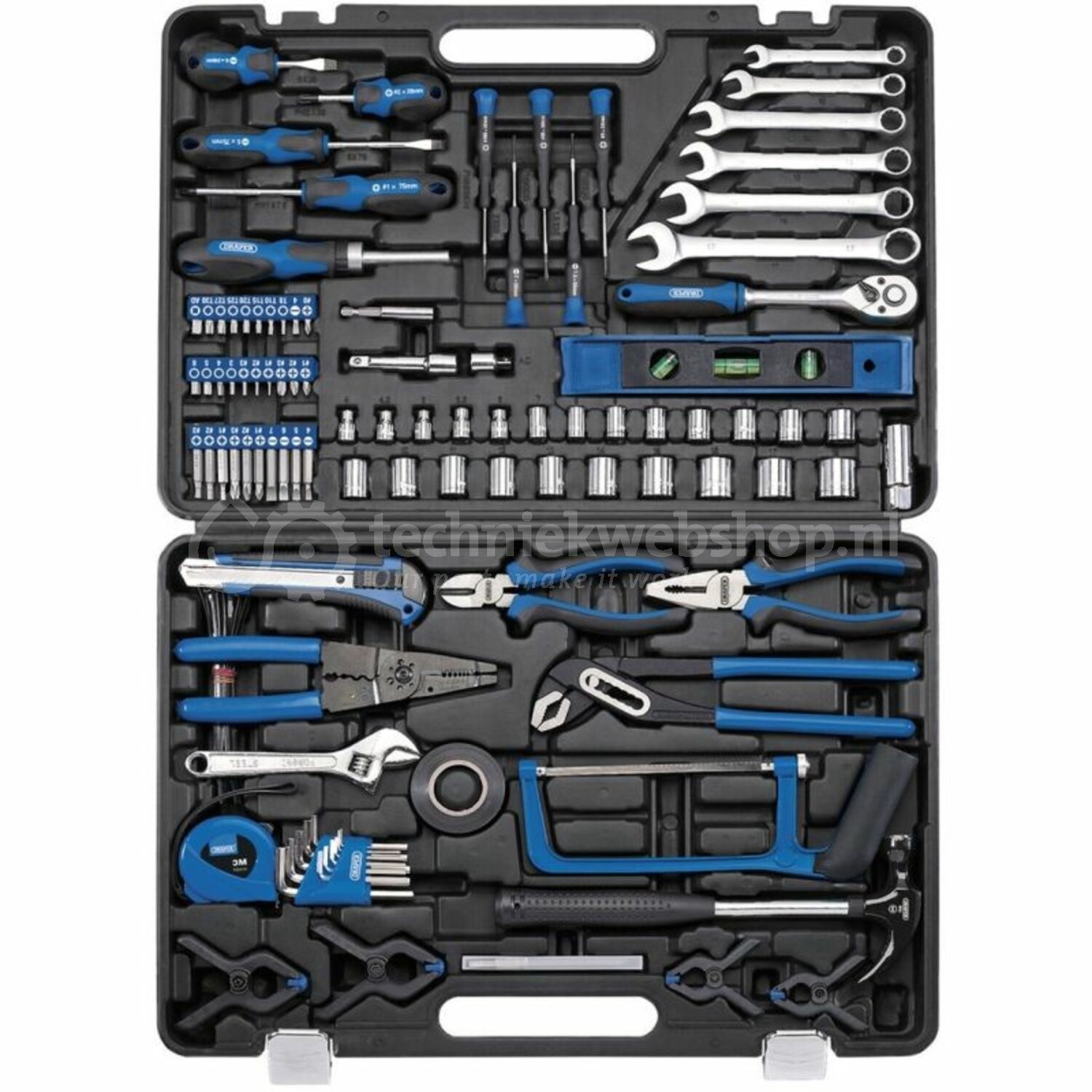 Draper Tools Gereedschapskoffer, 138dlg - D94988, 5059482010064 ...