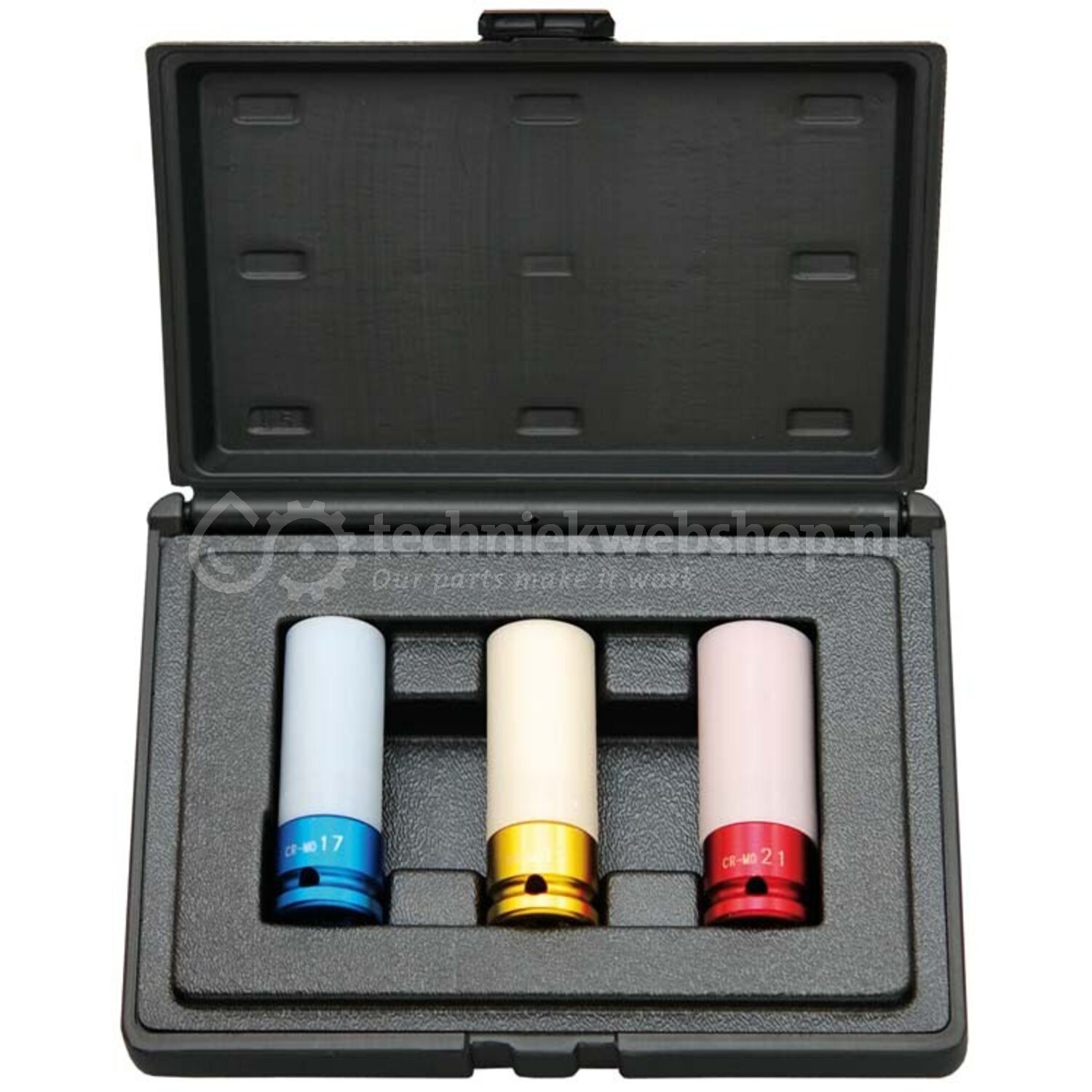 KS Tools Sechskant-Kraft-Stecknuss – Lang, 38 Mm, 72-Zahn Ratschenmechanismus