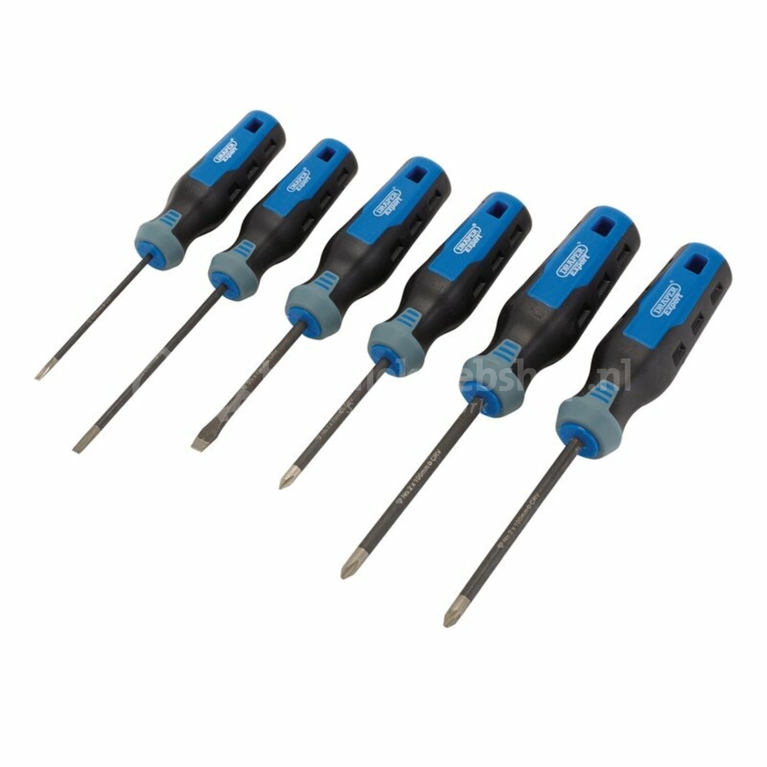 Draper Expert Diamond Tipped Screwdriver Set (6 Piece) - D95162 ...