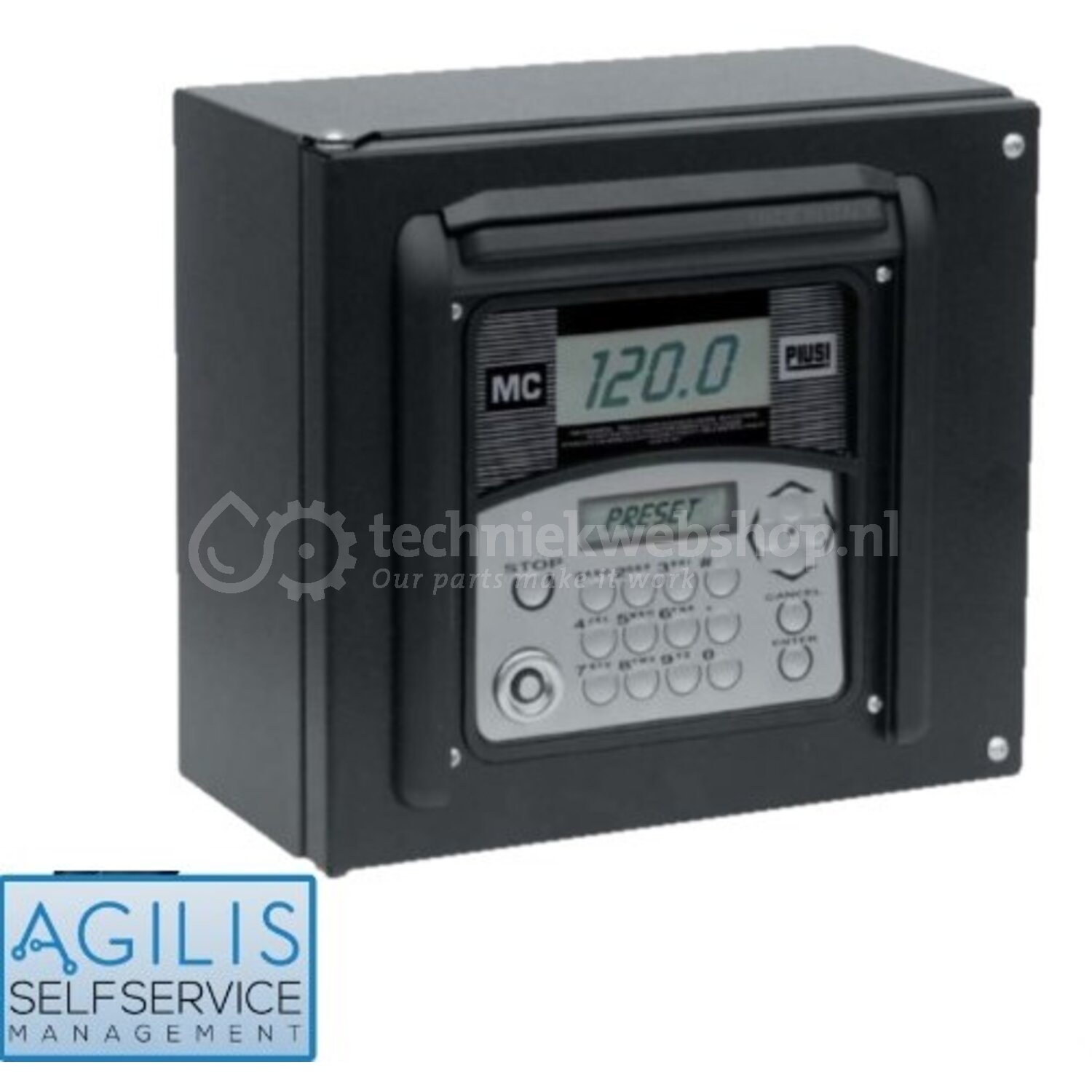 Piusi MC Box AGILIS telwerk ADBLUE met registratie 250 gebruikers 100 ...
