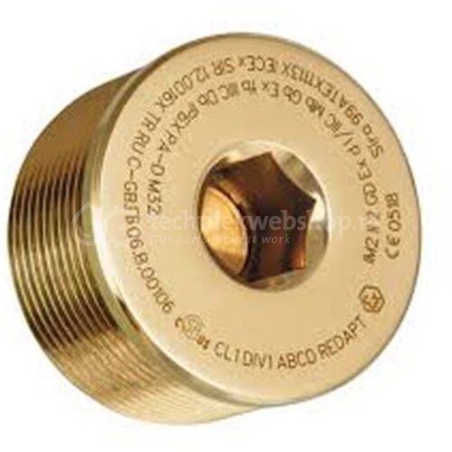 DLI M25 Exd/Exe Brass Hexagonal Head Stopping Plug Type 757 CMP - 88969 ...