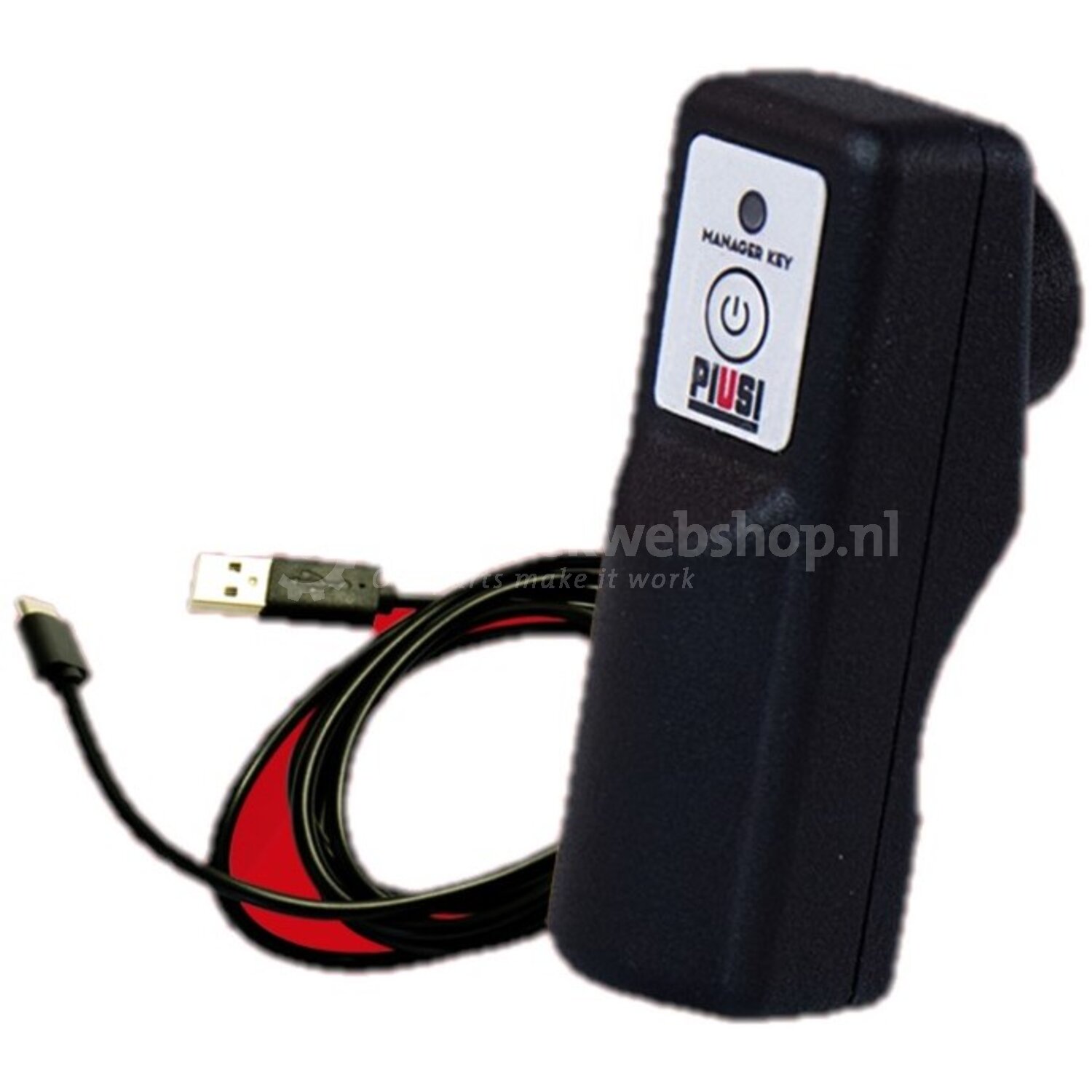 Piusi Managersleutel met USB aansluiting type C - Techniekwebshop.nl
