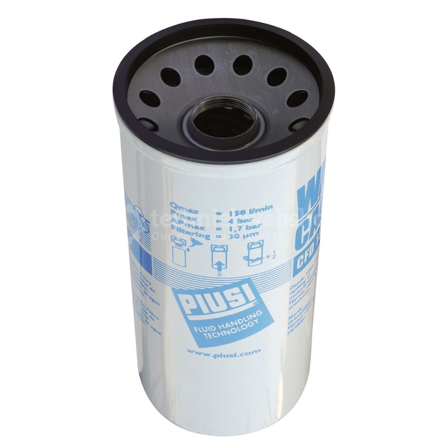 Piusi Water Captor Cartridge CFD 70-30 70 l/min | Micron Rating: 30 ...