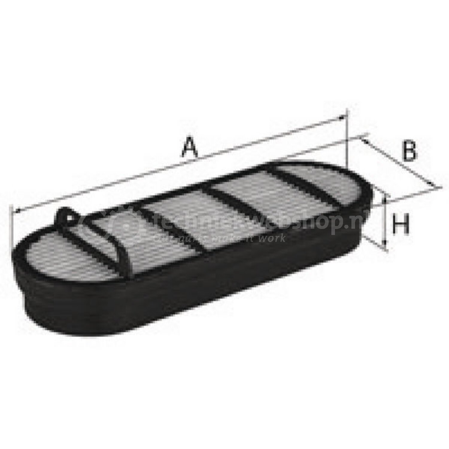 MANN-FILTER Secundair-luchtfilterelement, Secundairfilter voor o.a ...