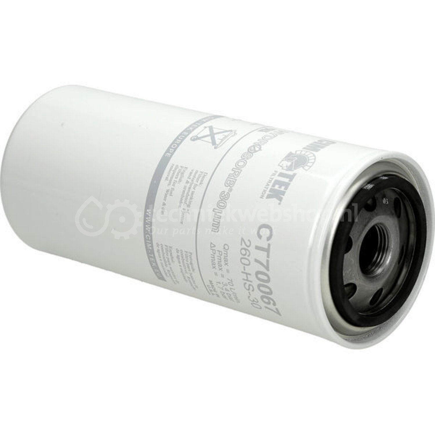 Cim-Tek Filterelement 0,26L - 8716106305285 | Medium: Brandstof ...