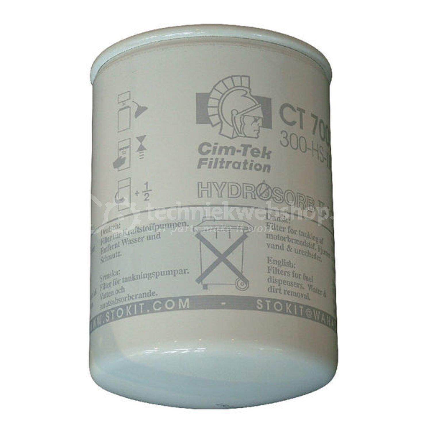 Cim-Tek Filter 300 HS-II-30 | Medium: Brandstof, Water | Schroefdraad ...