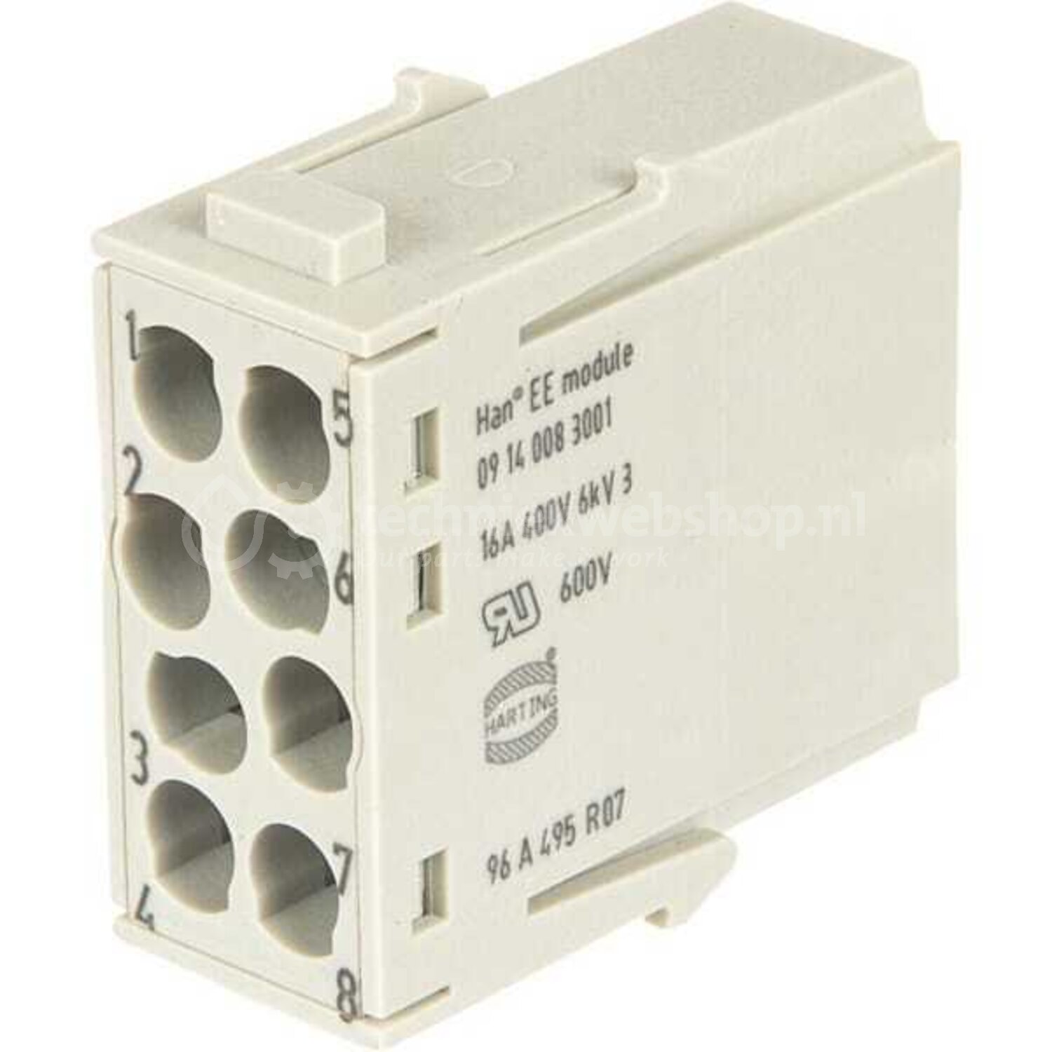 Harting HAN EE module mannelijk - 5713140020641 - Techniekwebshop.nl