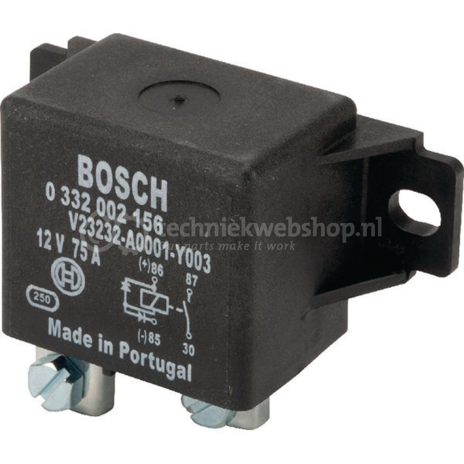 Bosch Relais - 5700036460056 | Aantal aansluitingen: 4 | Volt: 12 V ...