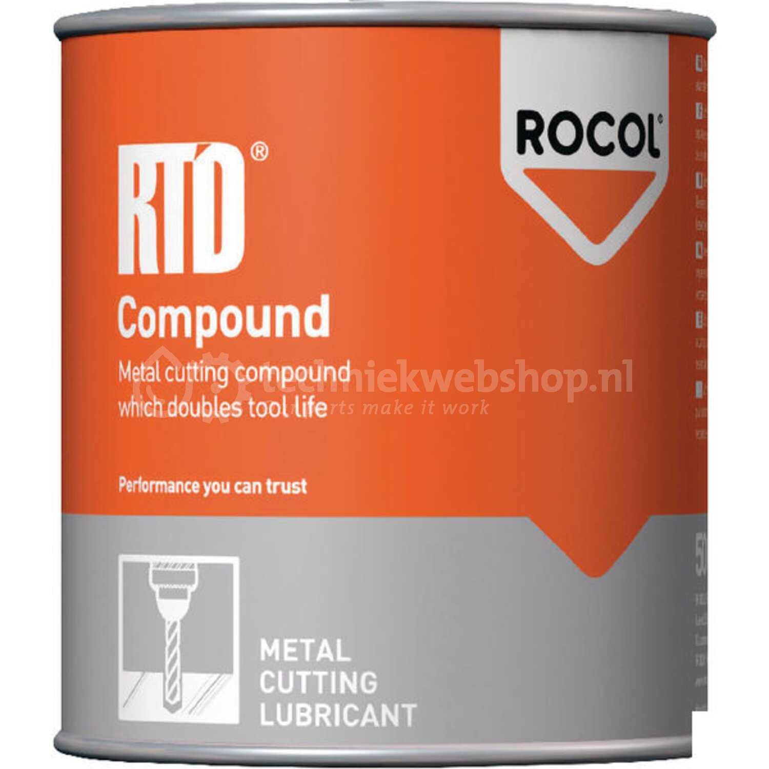 Rocol RTD Compound draadsnijvet 500g - 5024747530236 | Type ...