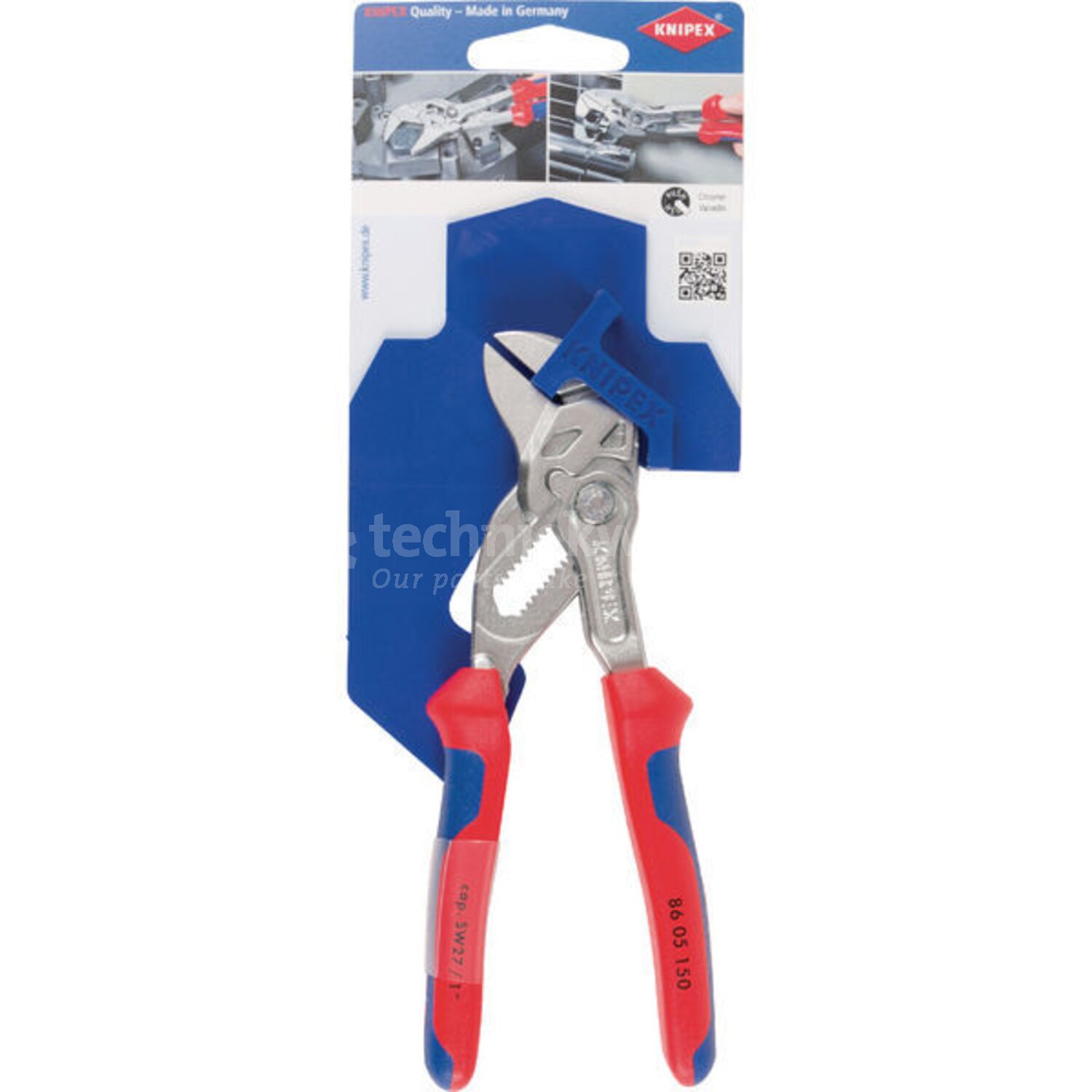 Knipex Tangsleutel, verkoop per: 1 x 1 stuk - 86 05 150 SB ...