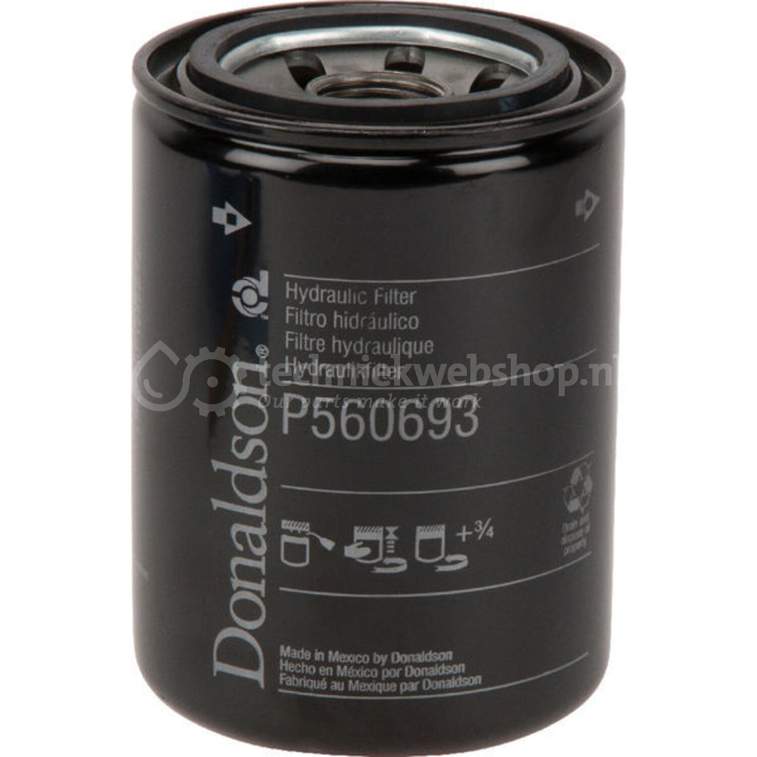 Donaldson Hydrauliekfilter - 742330125953 | Medium: Olie | Vorm ...