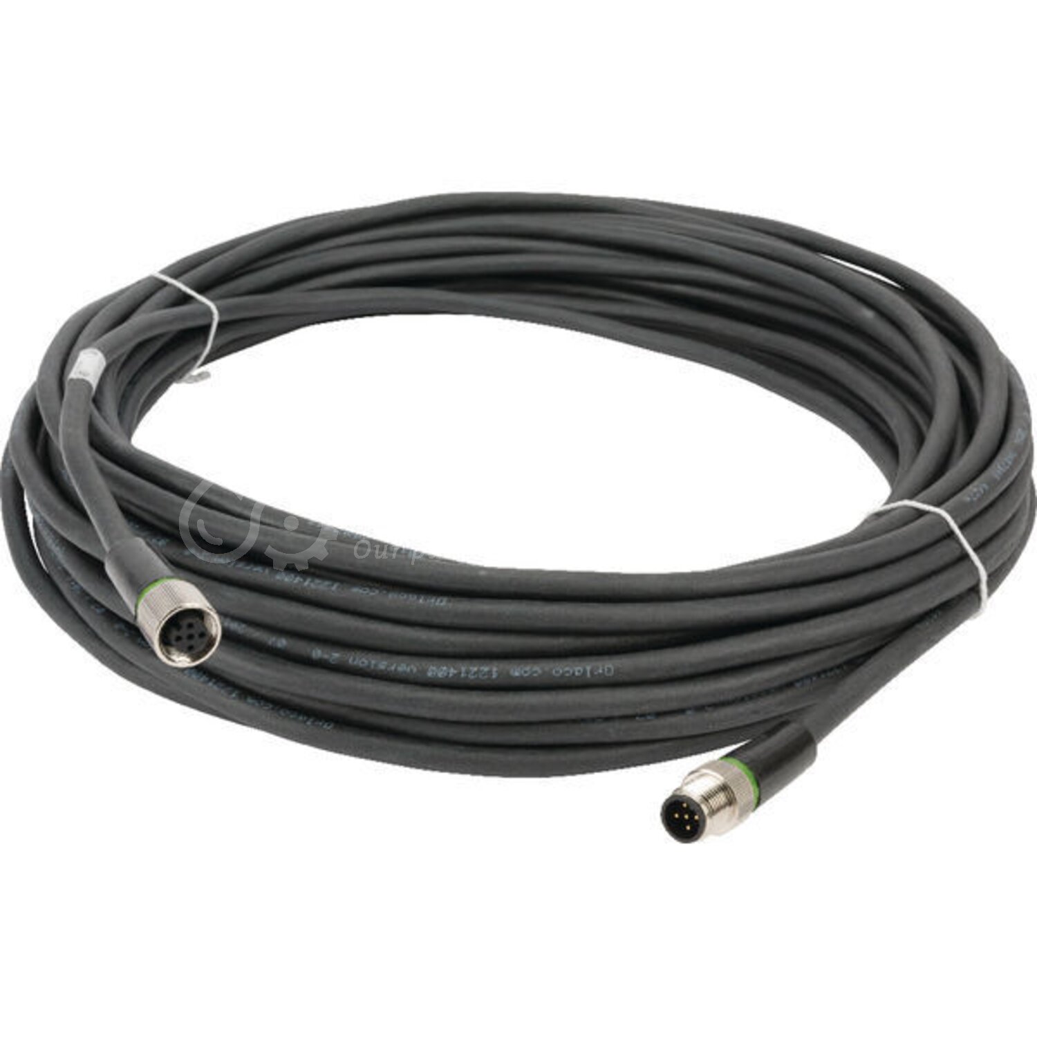 ORLACO Kabel 15m M12 groen | Nominaal spanningsbereik: 12-24 V ...