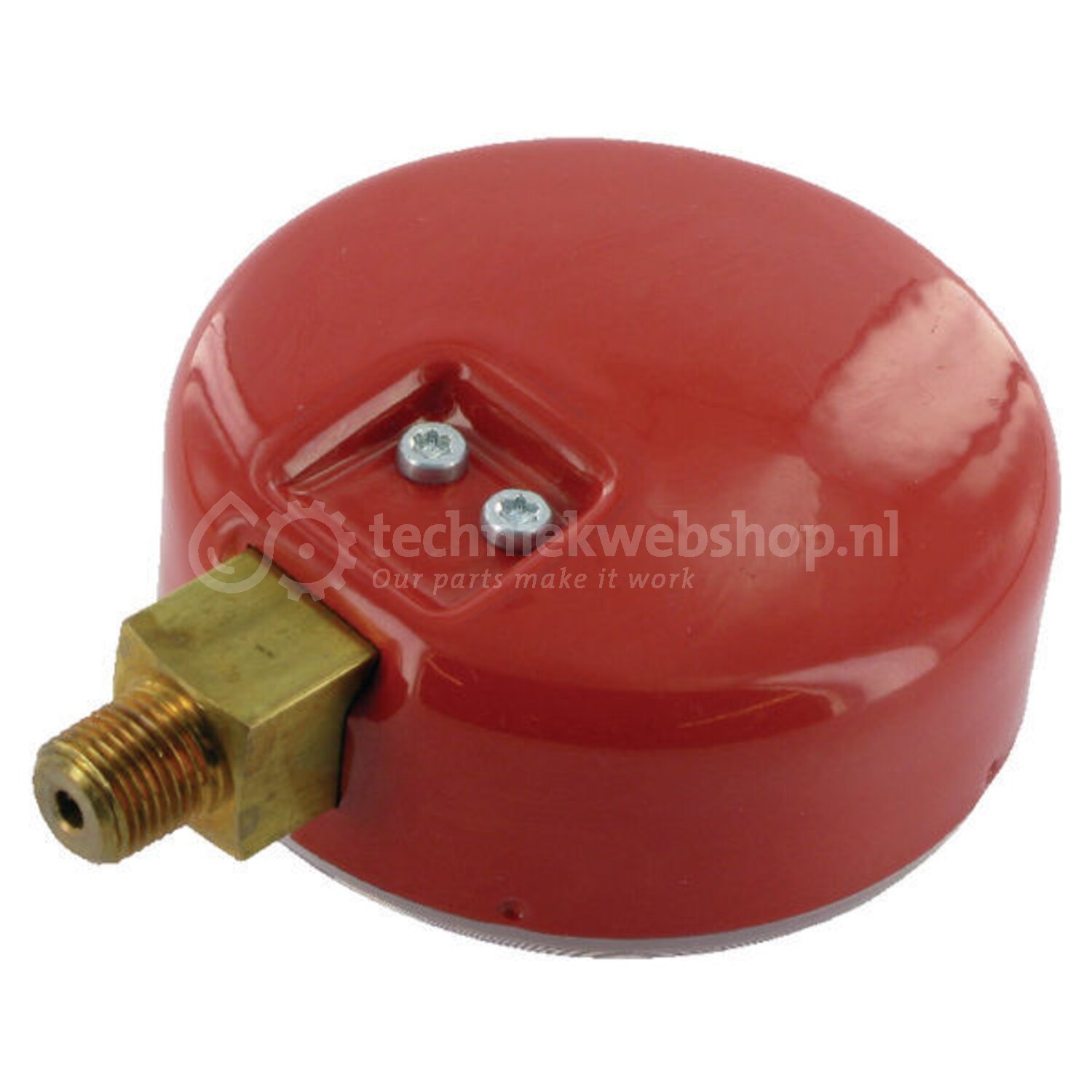 Manometer - hoog rood | Type aansluiting: Aansluiting onder ...