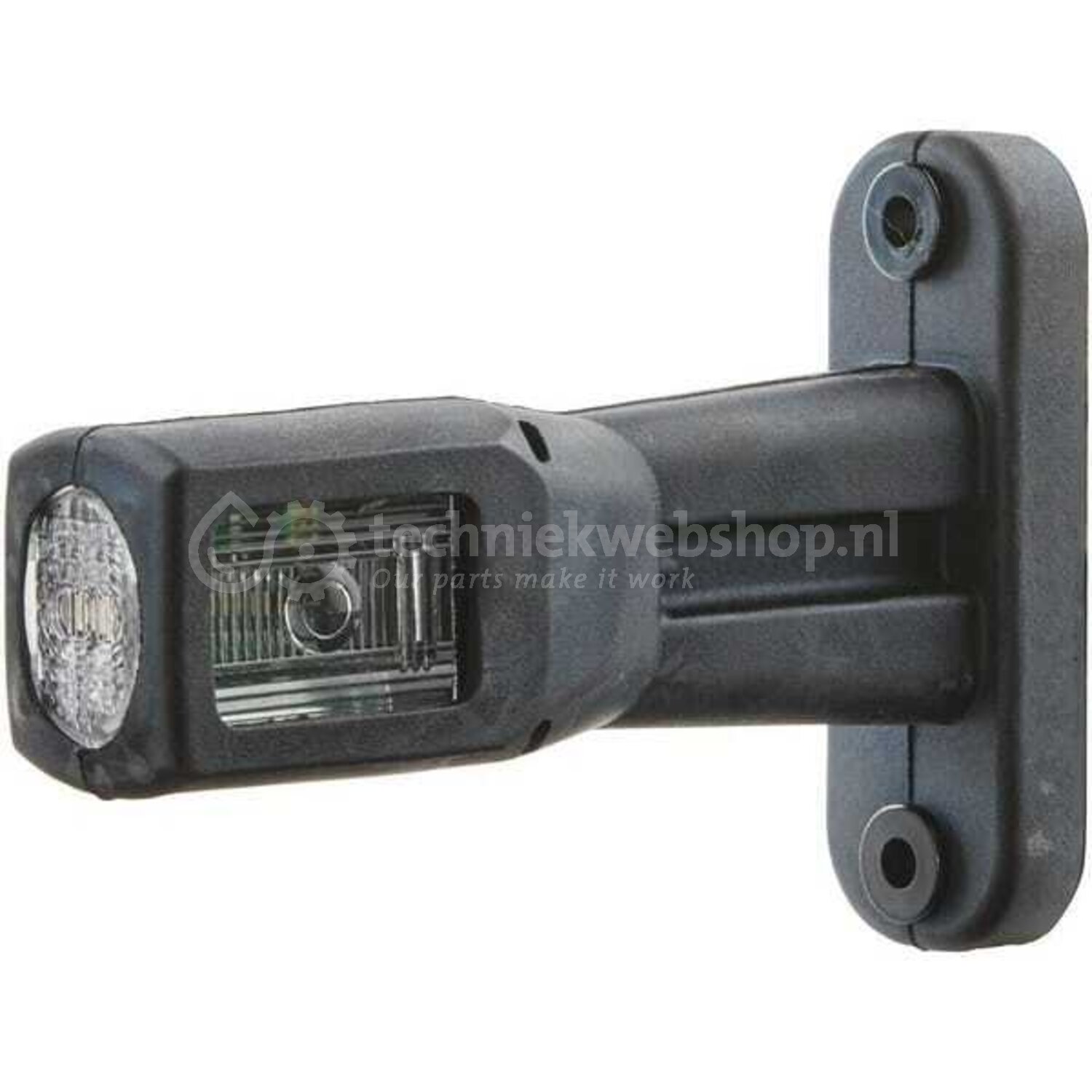 HELLA 2XS 011 744-111 LED Markeringslicht – 12/24V – 500mm Kabel – EasyConn Stekker – Links – Voor Aanhangers En Bedrijfsvoertuigen